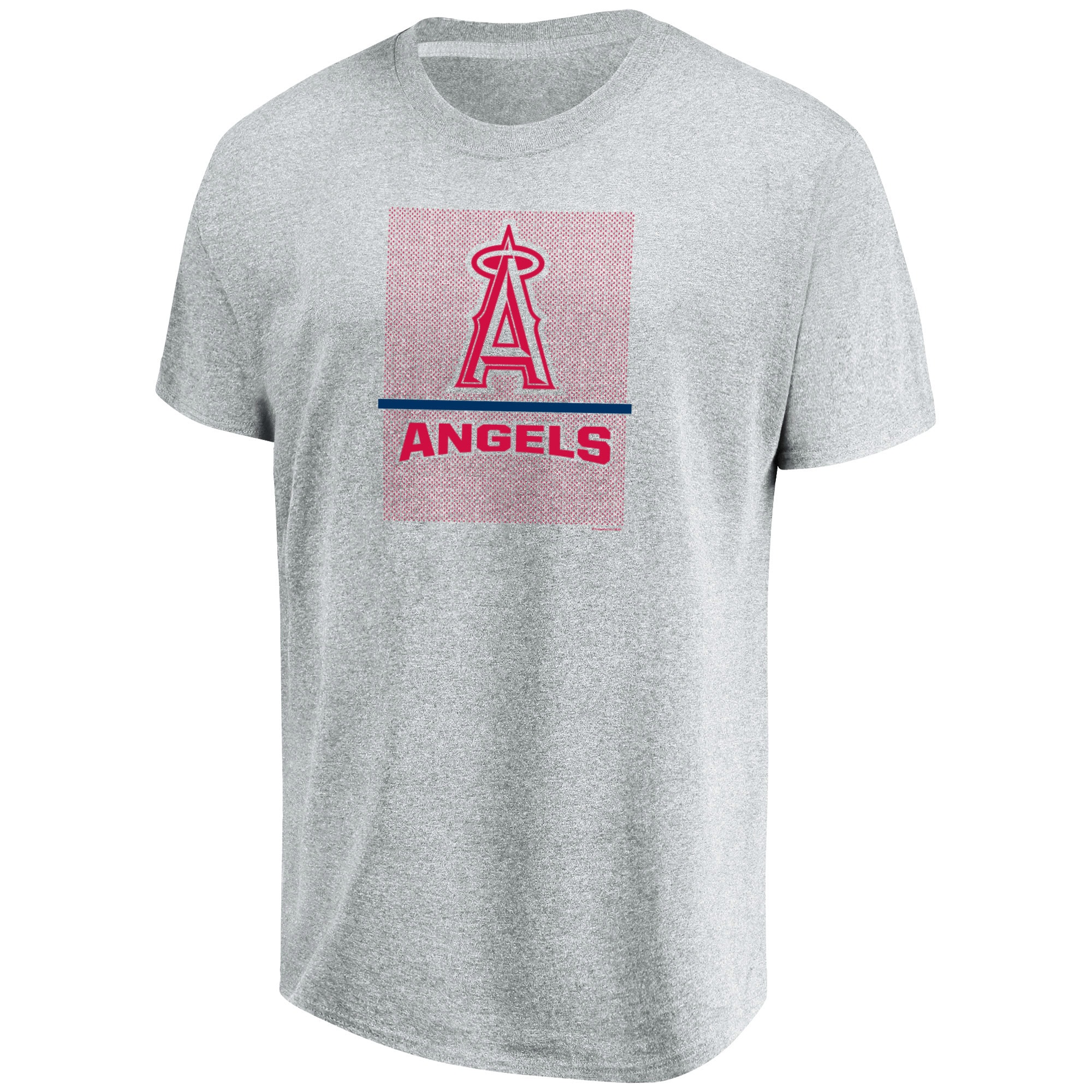 Men's Majestic Heathered Gray Los Angeles Angels Flying High Big \u0026 Tall T-Shirt